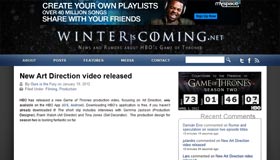 Winter Is Coming