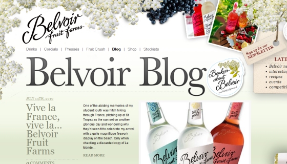 Belvoir Blog