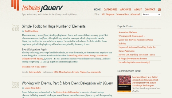 Learning jQuery