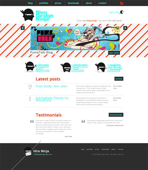 Blog Design Ninja