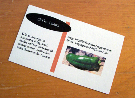Business Card for bloggers